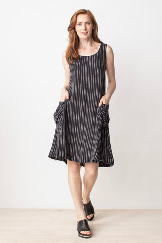 Liv by Habitat's Striped Artist Dress in Black