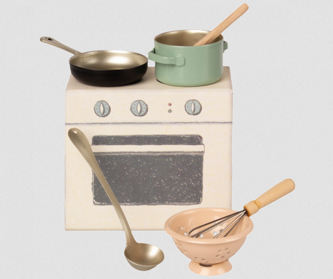 Maileg Miniature Cooking Set