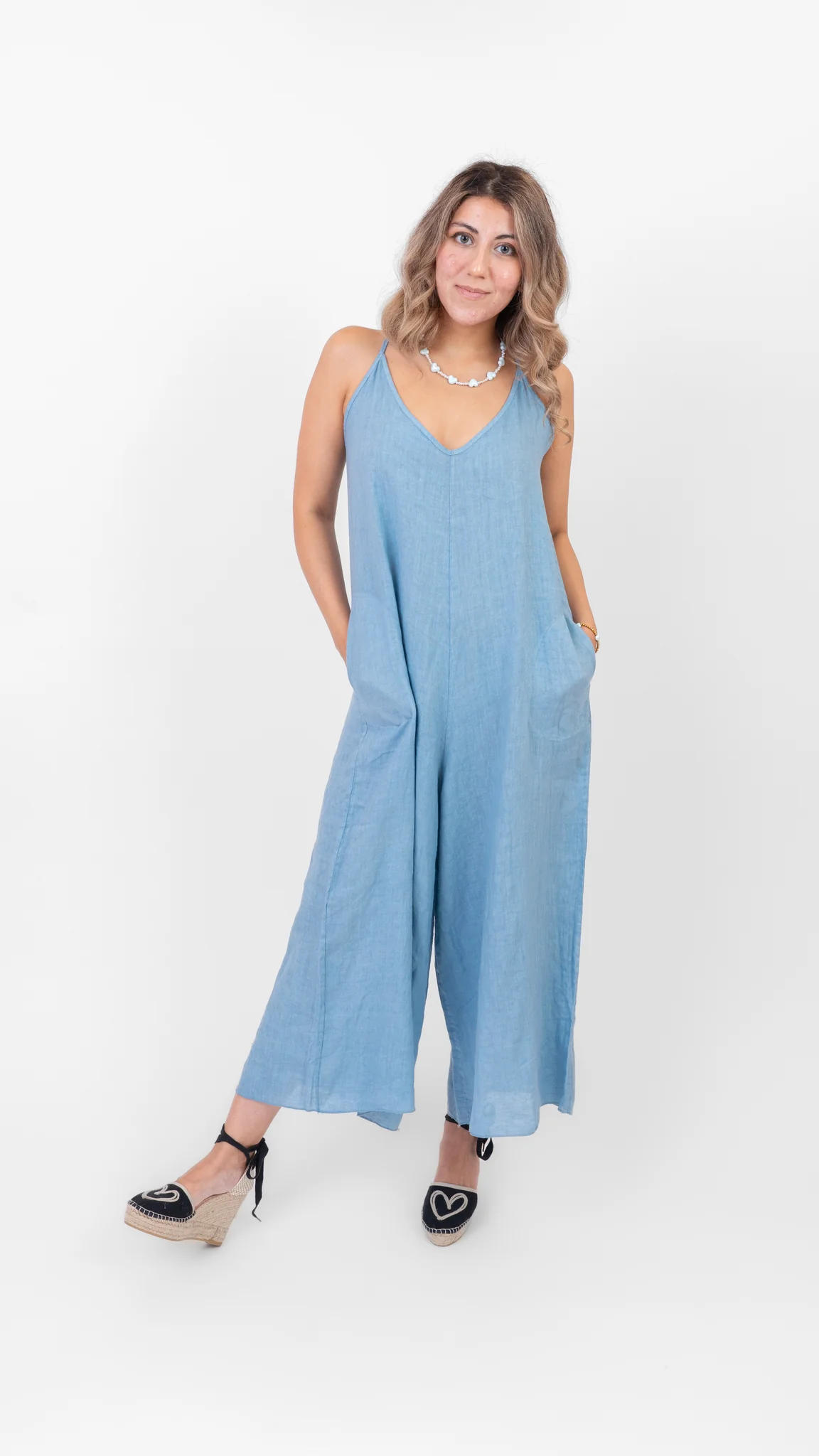 linen jumper dress Linen Jumper MD / Navy