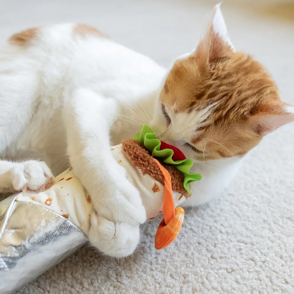 Shrimp Purrito Cat Toy
