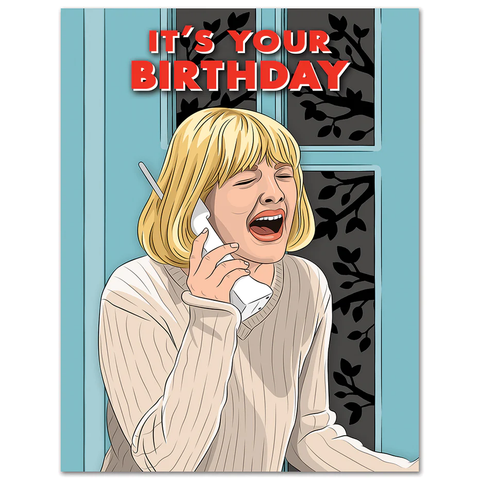 Scream Birthday Card