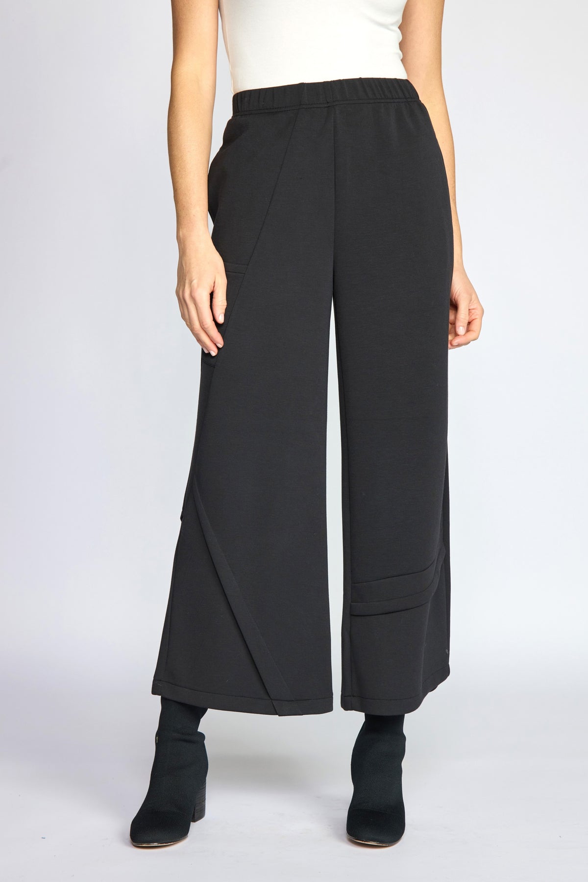 Olivia's Feather Lux Knit Crossroads Pants in Black