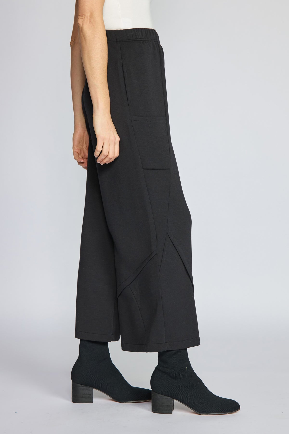 Olivia's Feather Lux Knit Crossroads Pants in Black