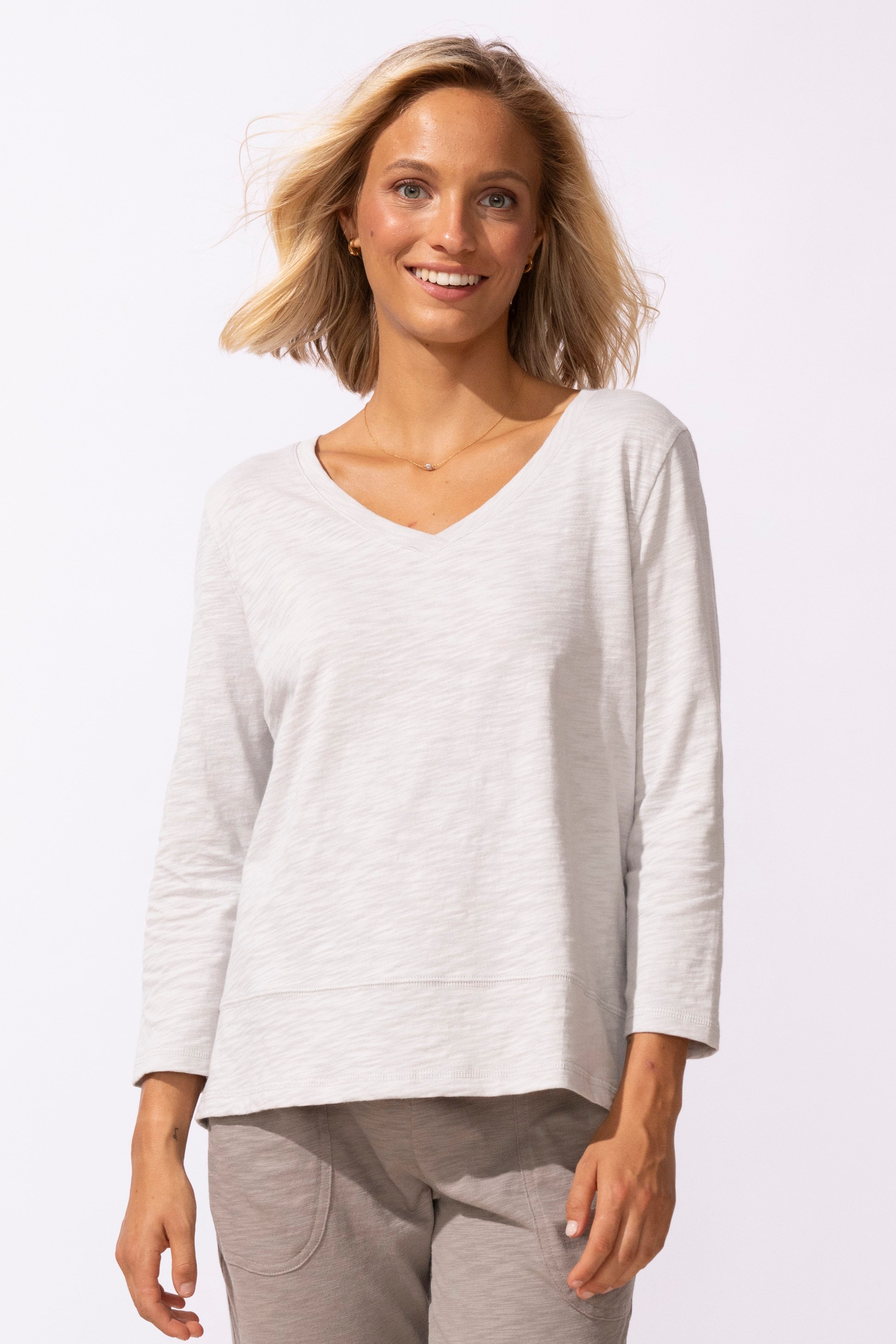 Escape's Peruvian Cotton Nantucket Tee in Dune