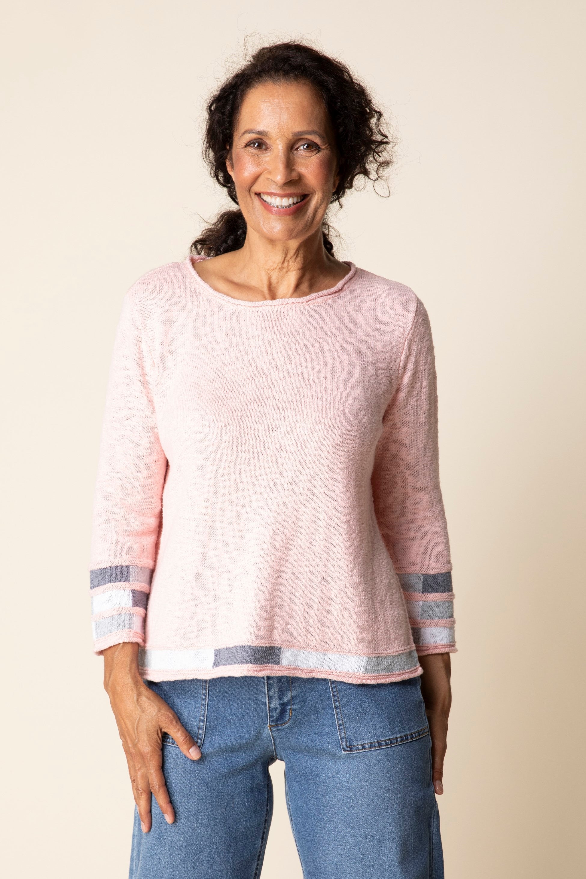 Habitat's Sand & Sea Pullover in Blush