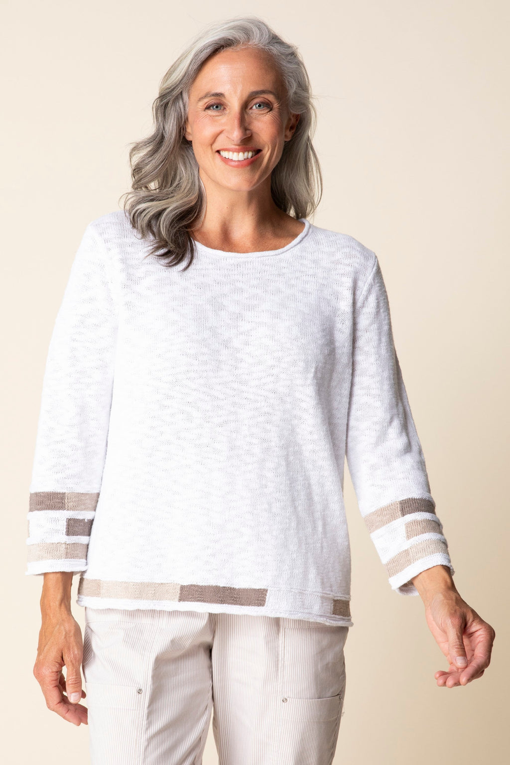 Habitat's Sand & Sea Pullover in White