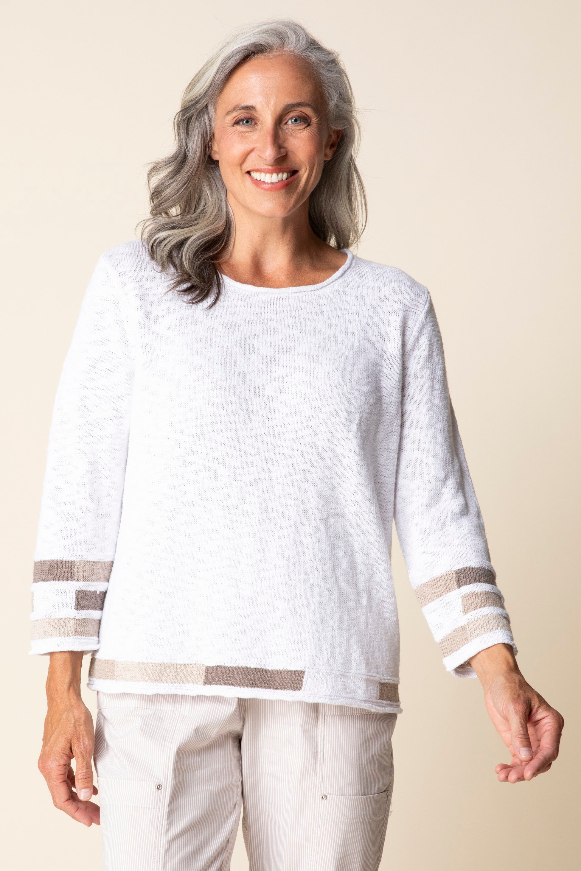 Habitat's Sand & Sea Pullover in White