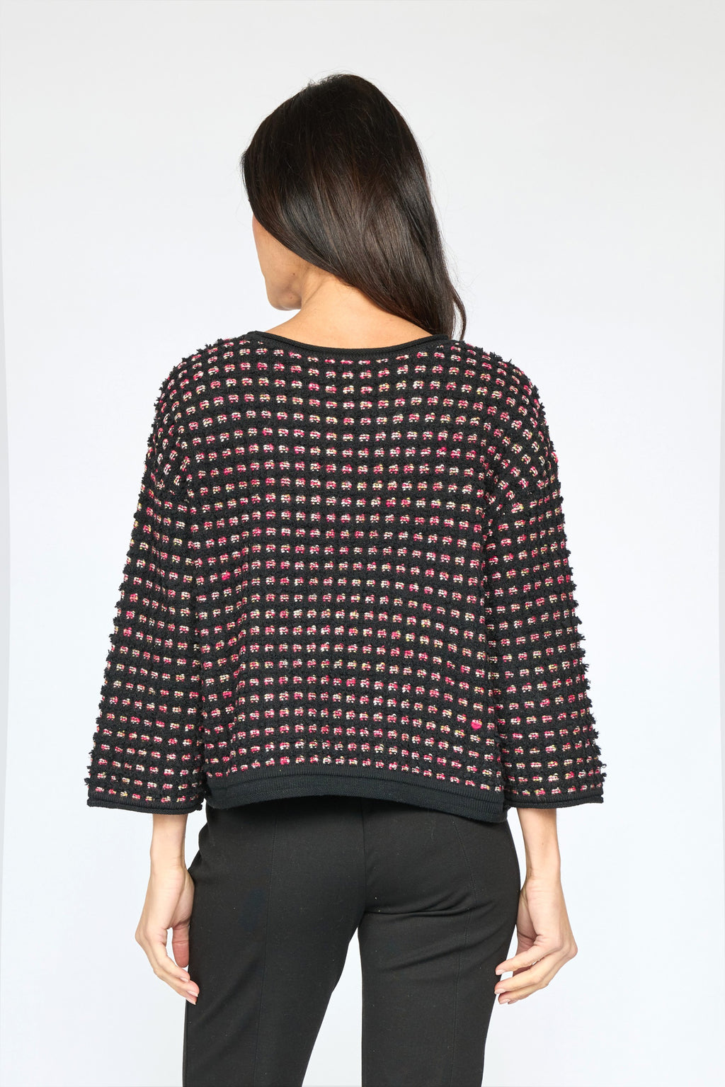 Olivia by Habitat's Velura Knit Pullover in Black
