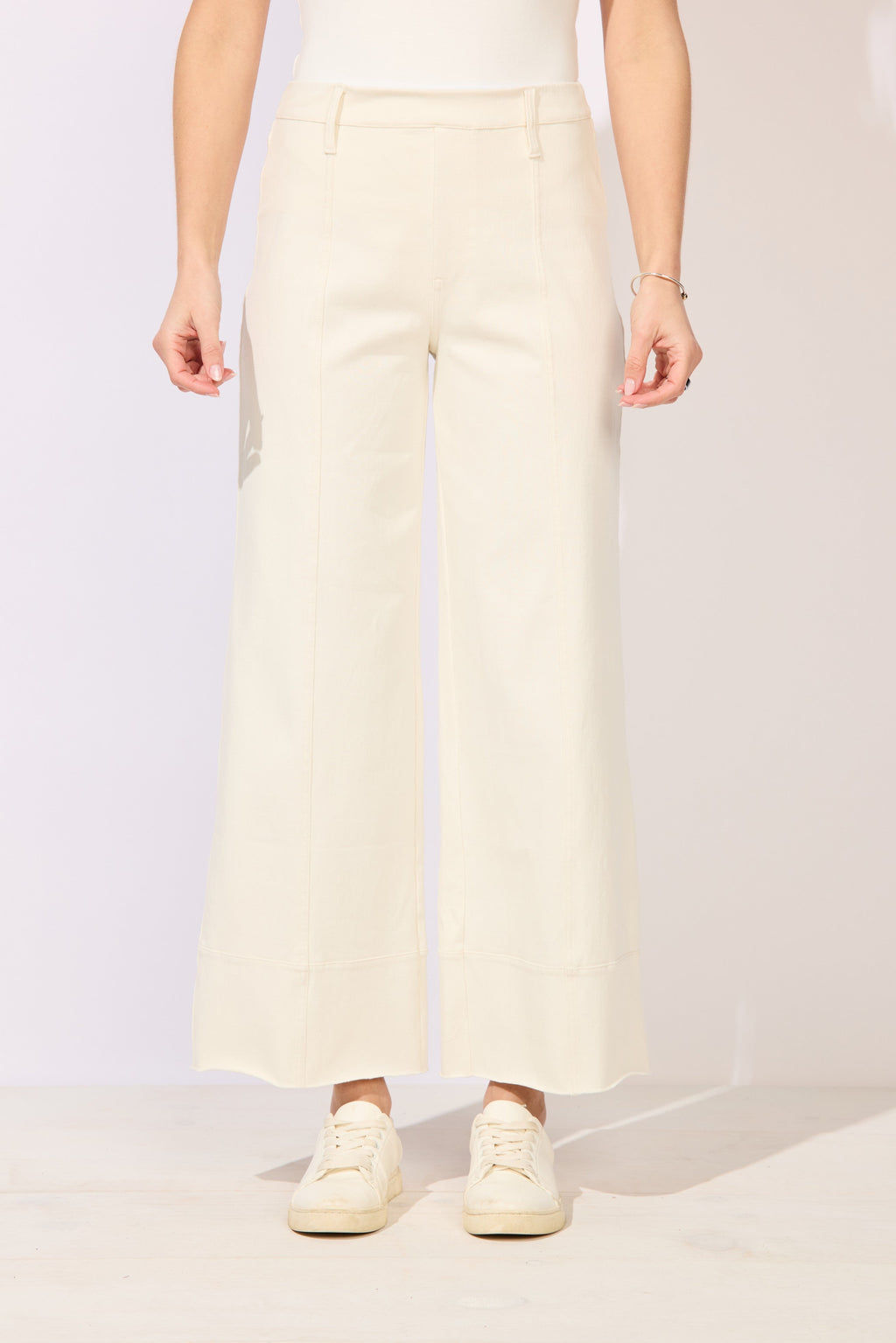 Comfort Knit Denim Chill Jean from Escape in Pearl