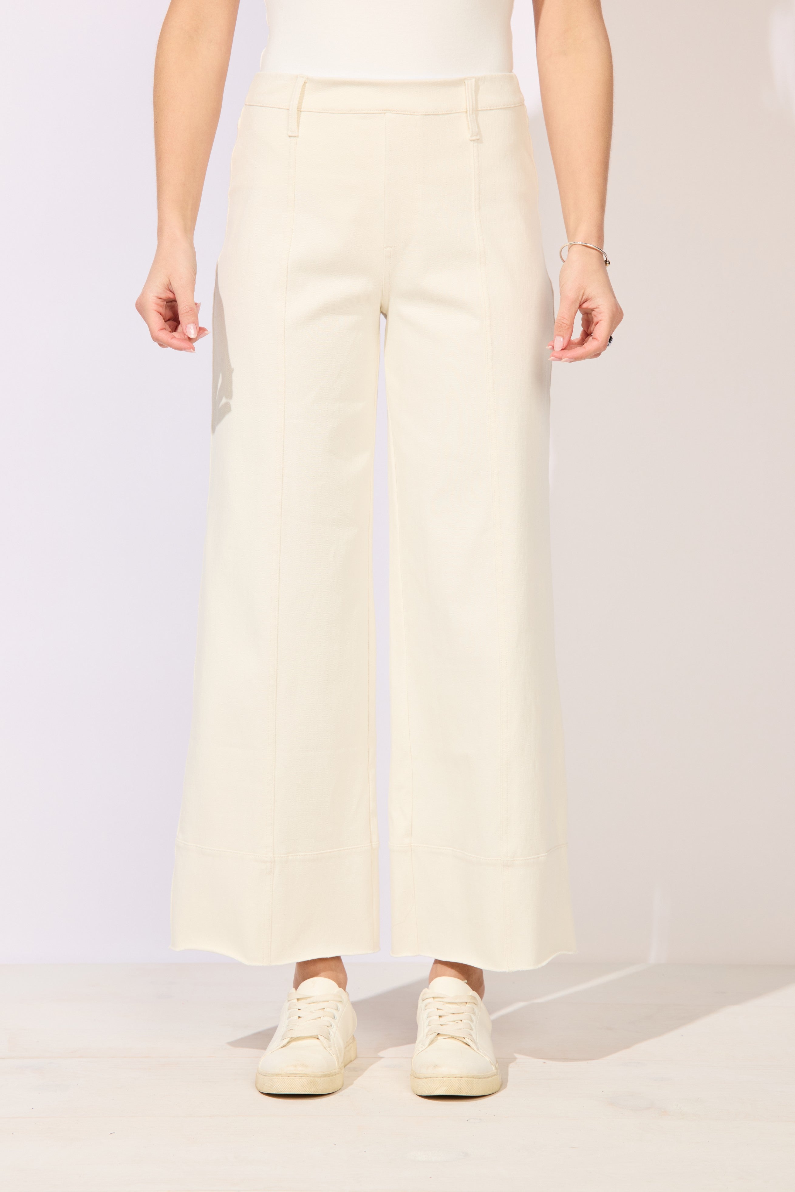 Comfort Knit Denim Chill Jean from Escape in Pearl