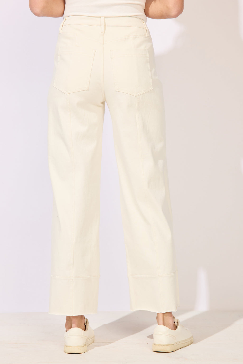 Comfort Knit Denim Chill Jean from Escape in Pearl