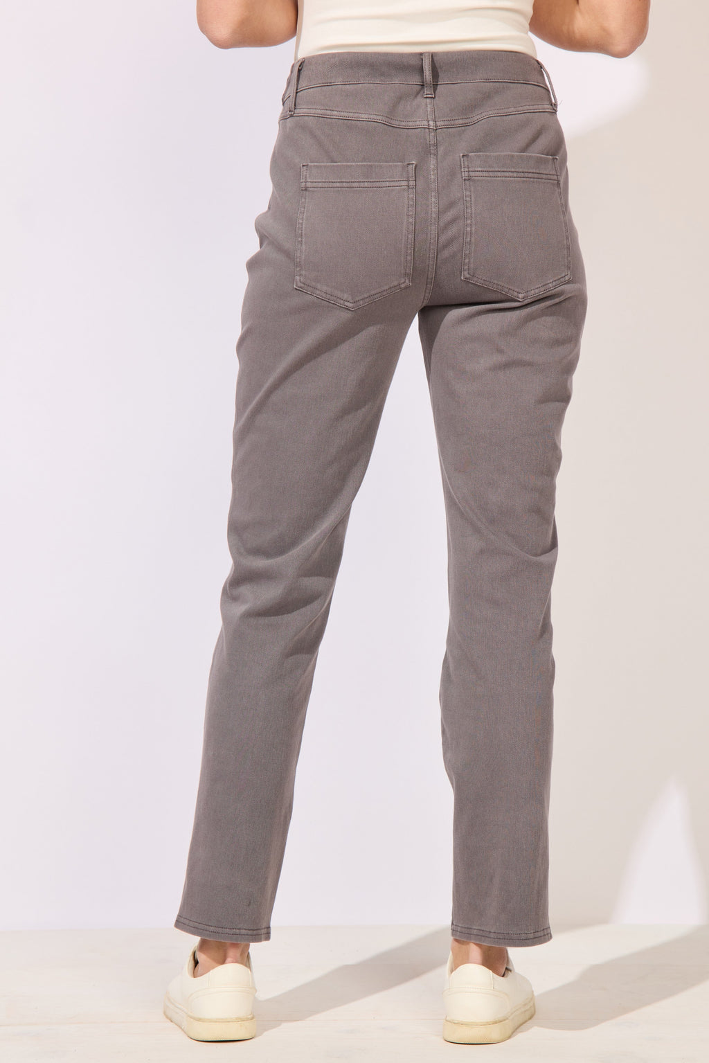 Escape by Habitat's Comfort Knit Denim Straight Leg Jean in Volcano