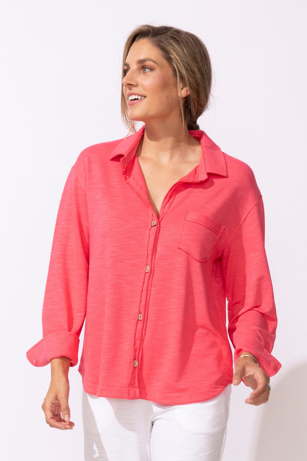 Escape's Vacation Top in Poppy