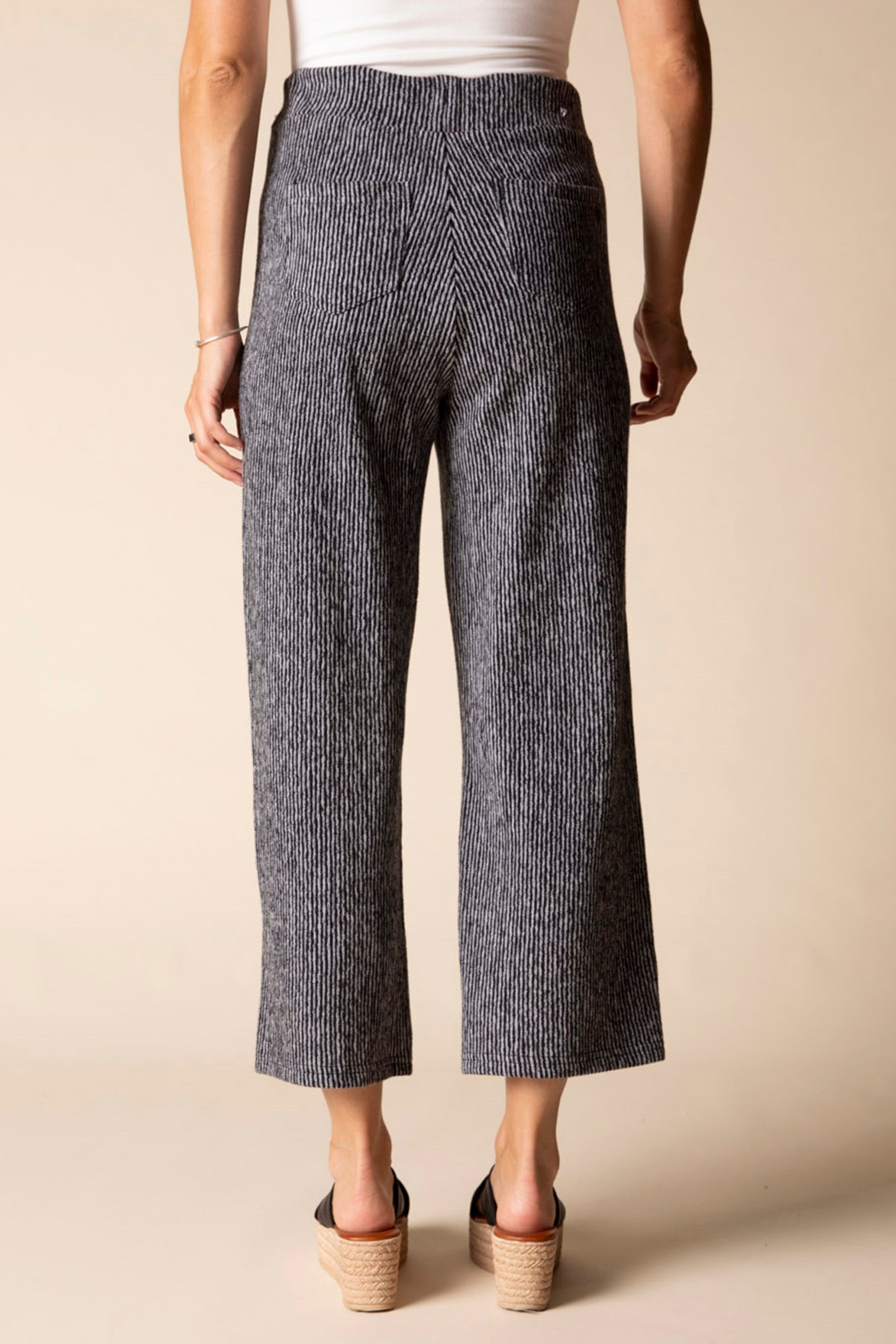 Habitat Monterey Stripe Pant in Black