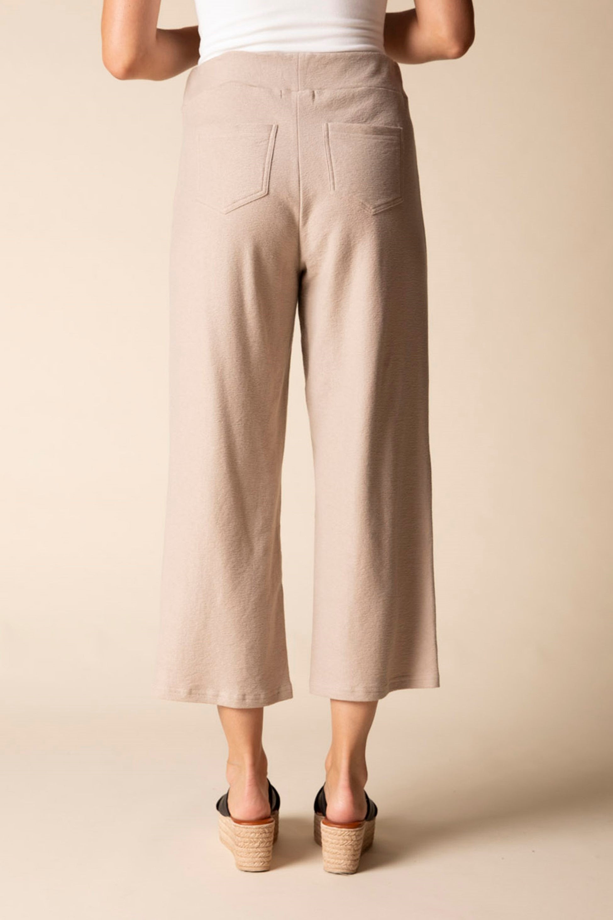 Habitat's Pasadena Knit Monterey Pants in Oakwood