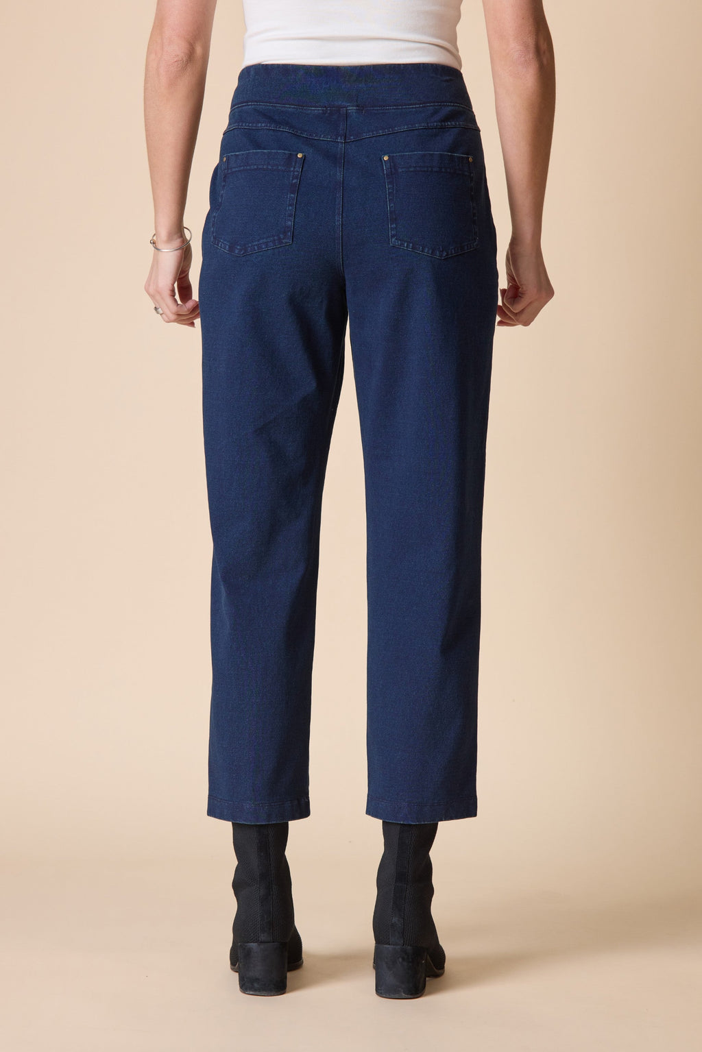 The Stonewash Knit Go-To Pant from Habitat in Denim