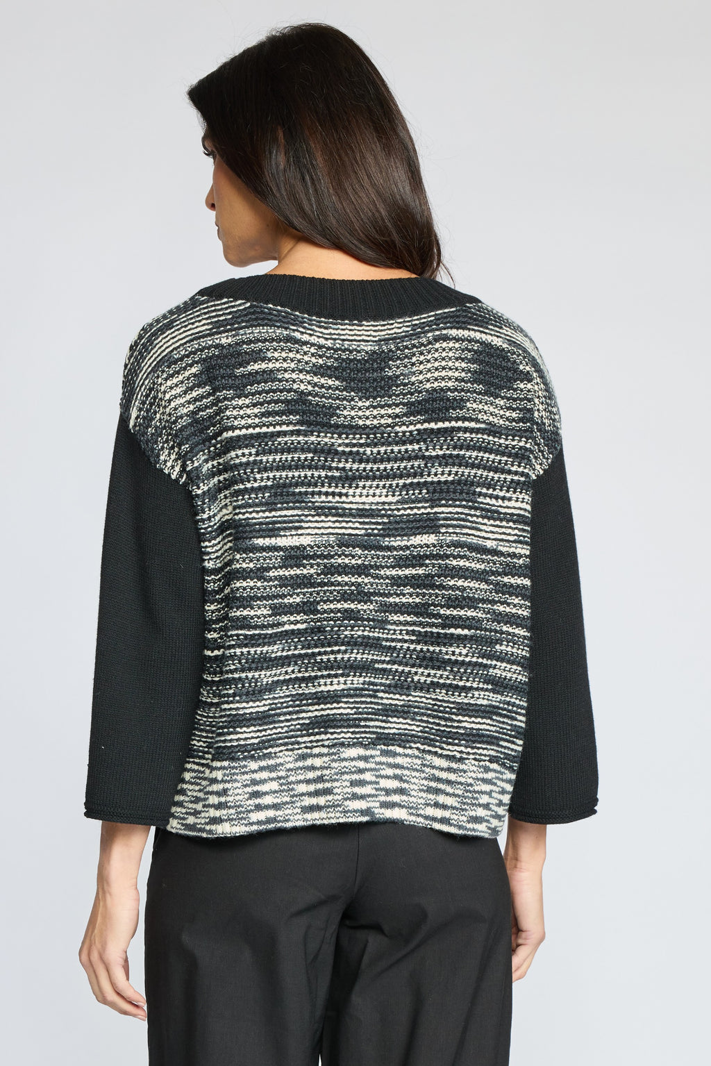Olivia by Habitat Marble Twist Drop-Shoulder Sweater