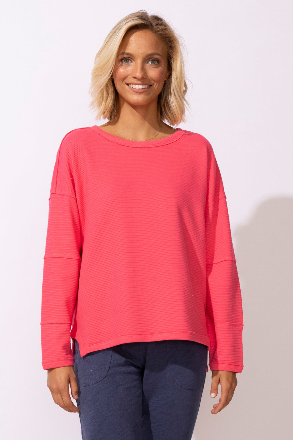 Escape's Ottoman Daybreak Pullover in Poppy