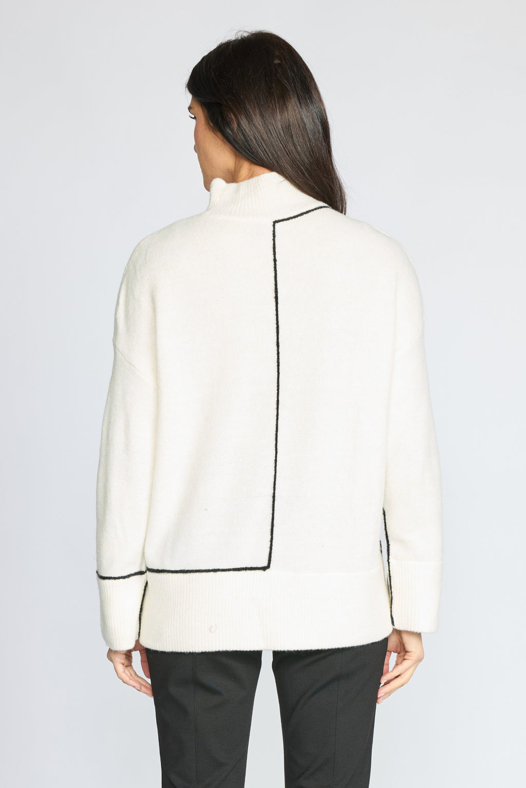 Olivia's Get in Line Sweater in Ivory