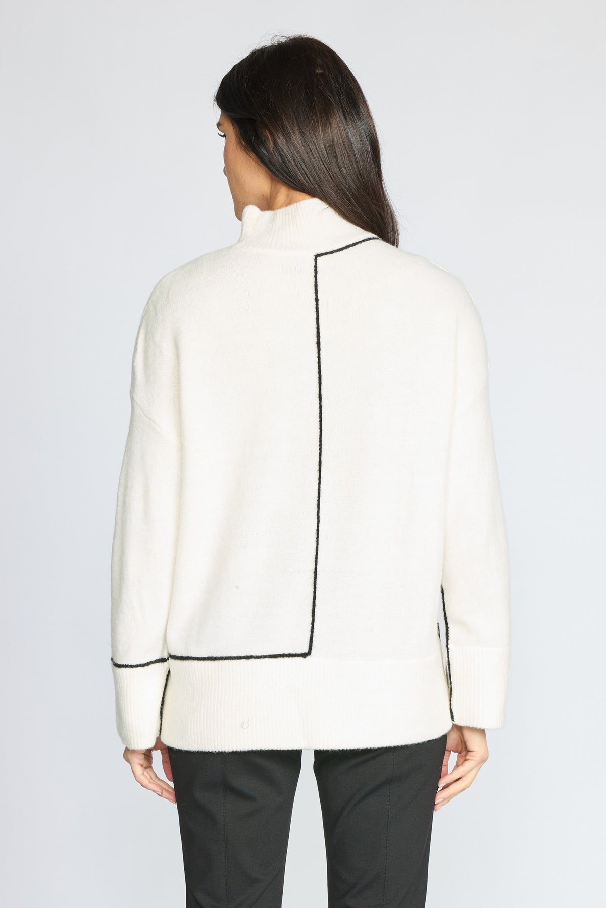 Olivia's Get in Line Sweater in Ivory