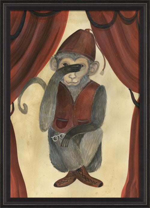 See No Evil Large Framed Wall Art