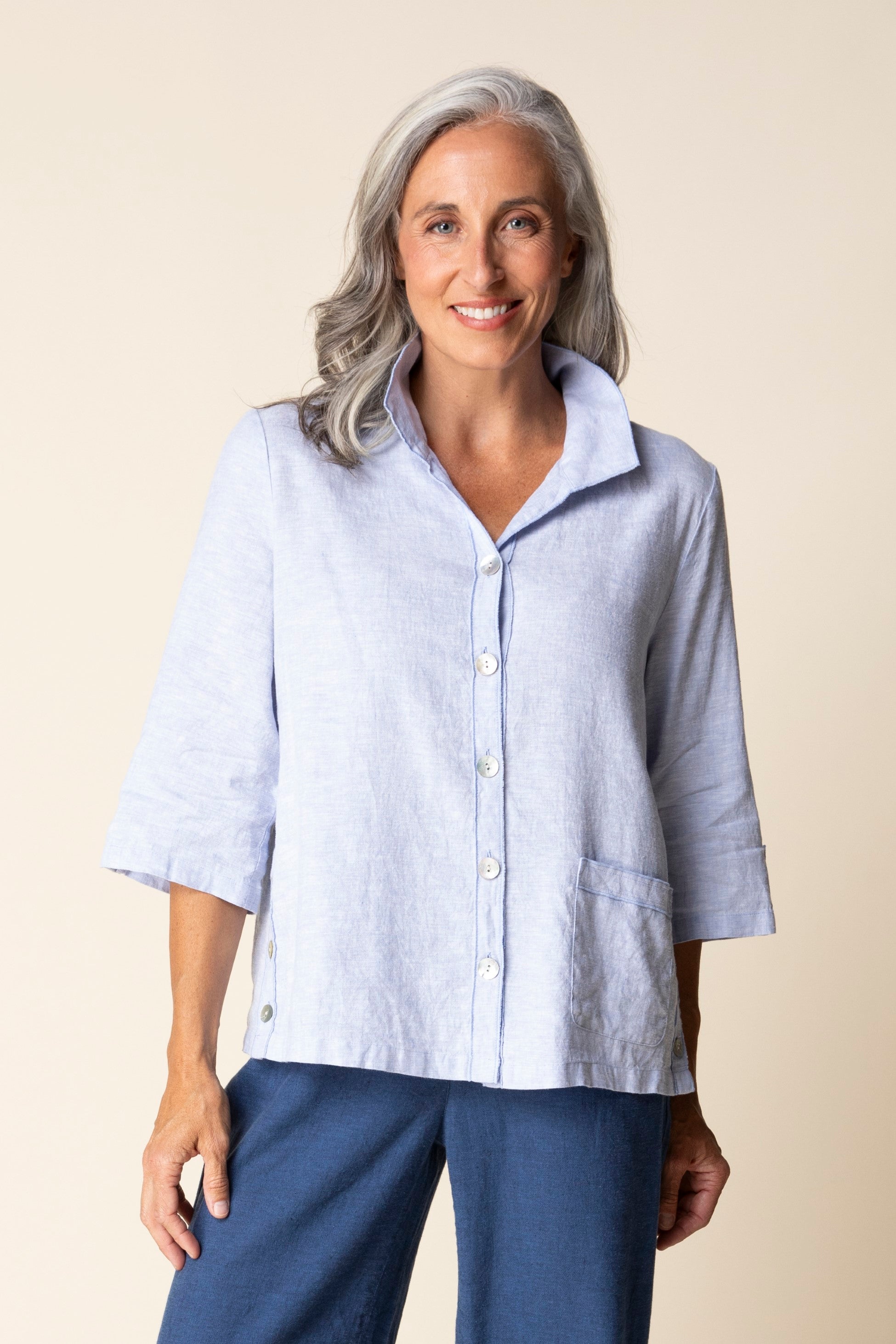 Habitat's Favorite Camp Shirt in Cornflower
