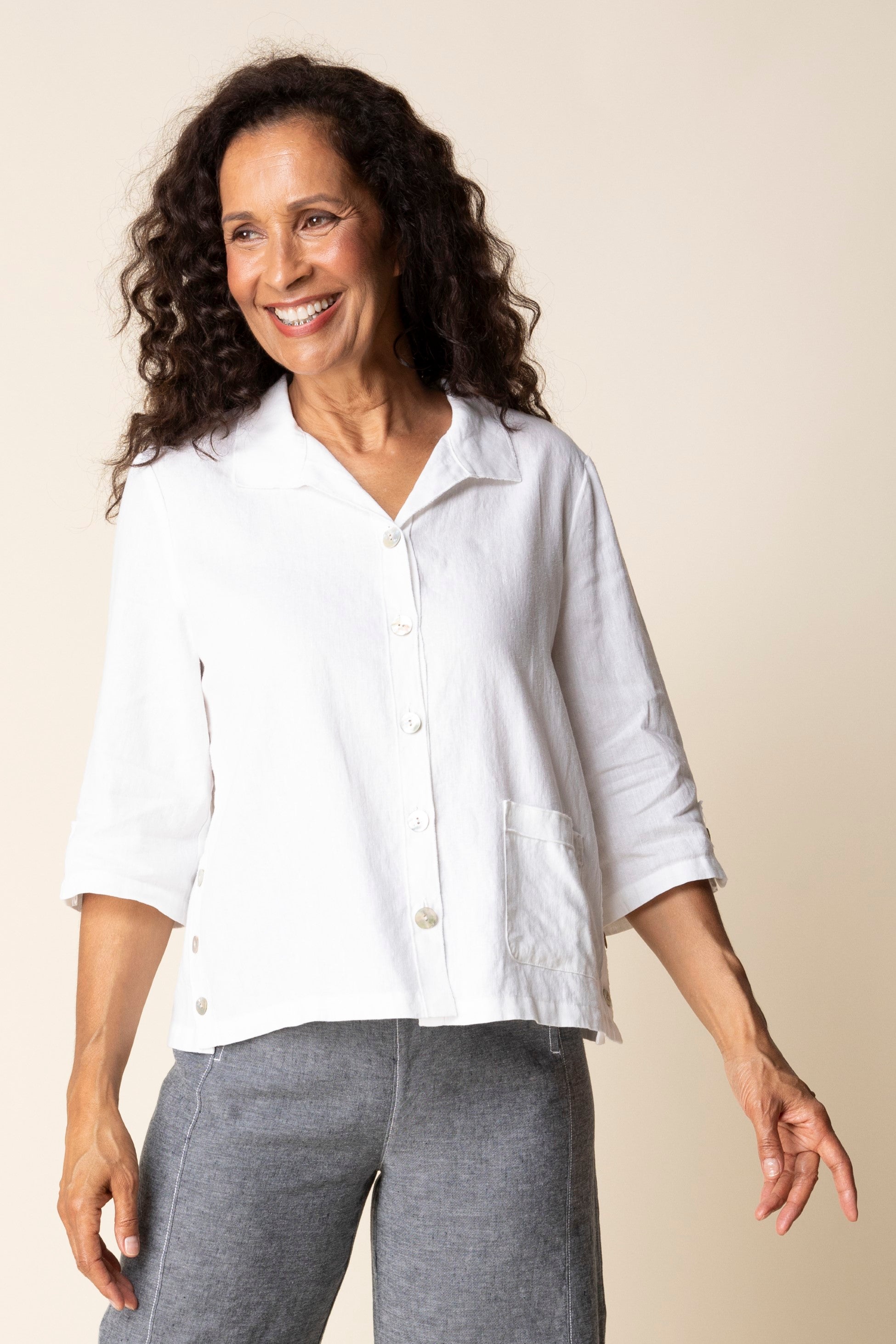 Habitat's Favorite Camp Shirt in White