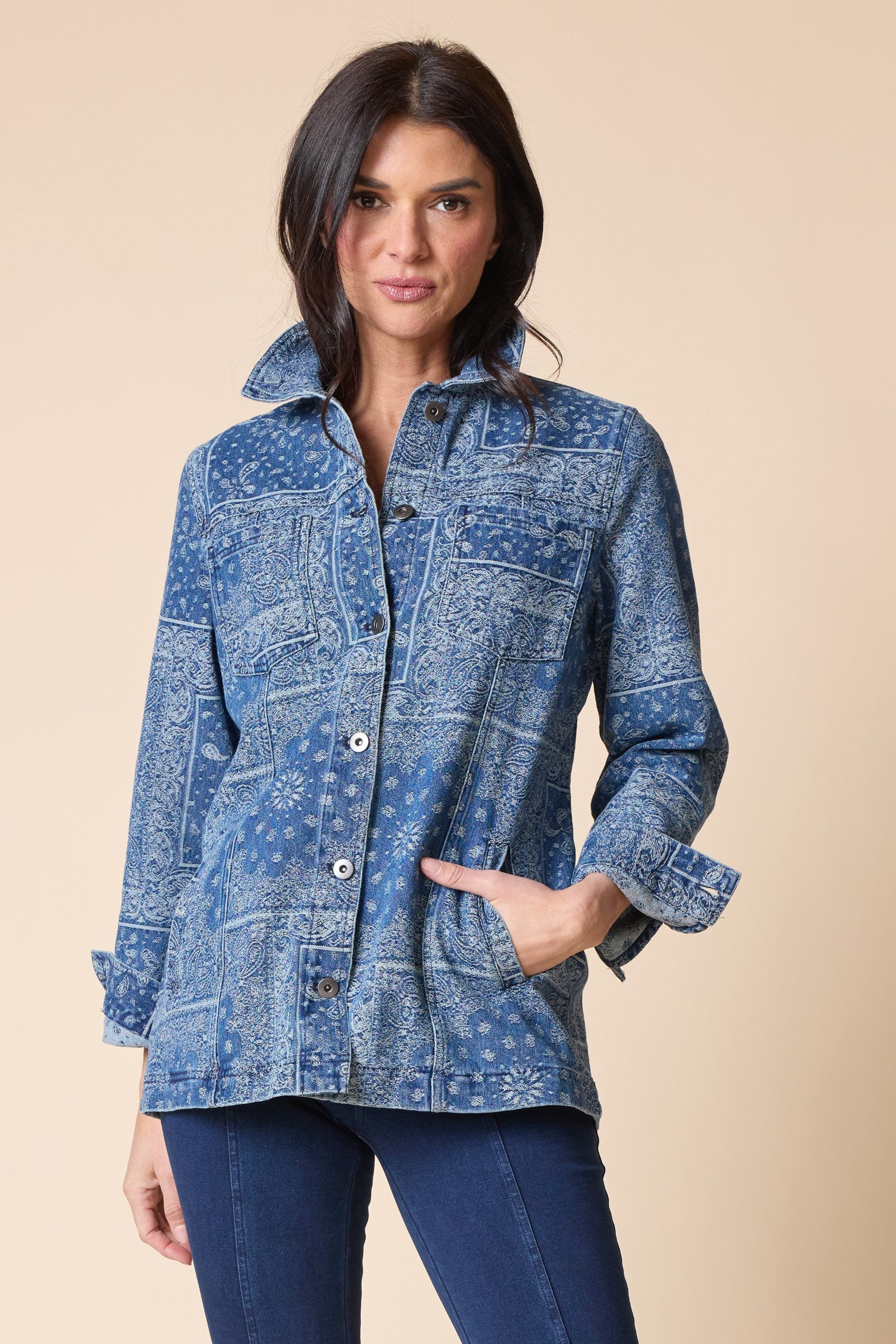 Habitat's Paisley Jacquard Boyfriend Jacket