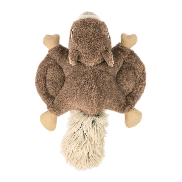 Plush Flying Squirrel Dog Toy