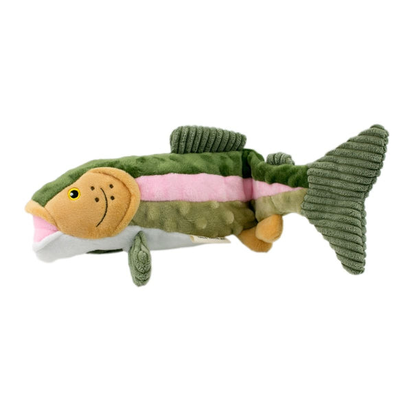 Rainbow Trout Twitchy Tail Dog Toy