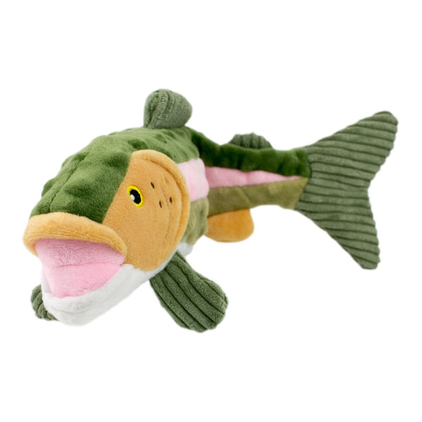 Rainbow Trout Twitchy Tail Dog Toy