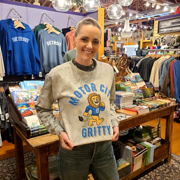 Jess's Favorite Thing: Motor City Gritty Sweatshirt Smoke Grey