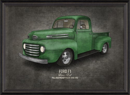 Ford F1 Framed Art