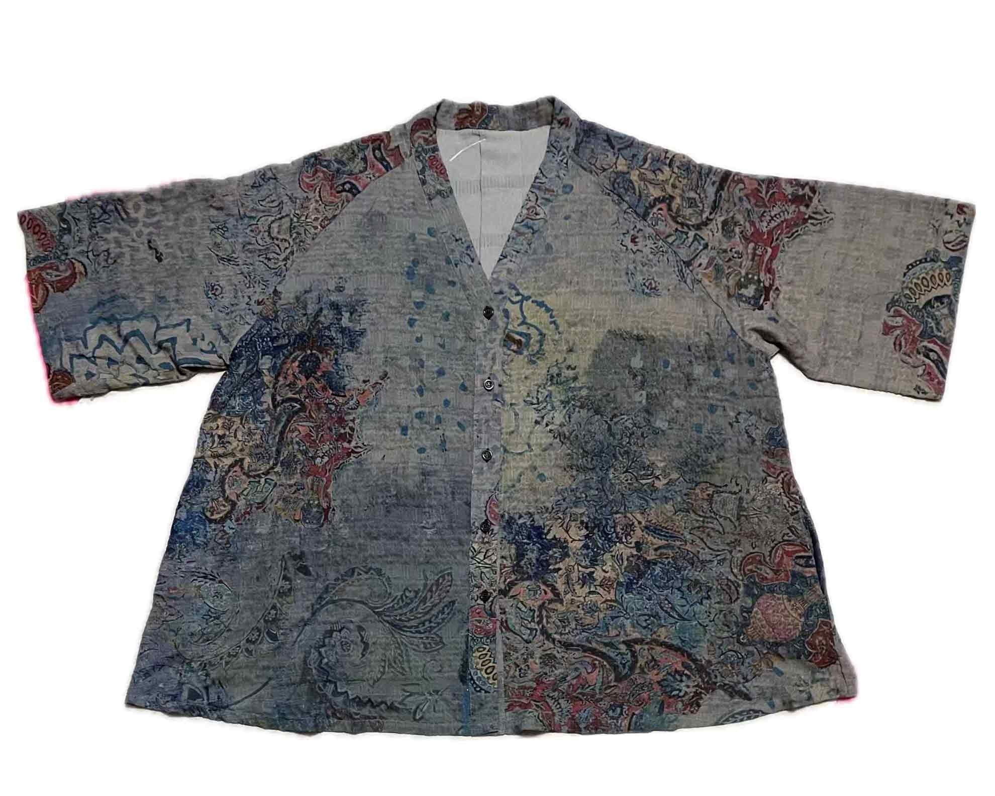 3 Potato Wrinkled Artist Print Jacket in MJA
