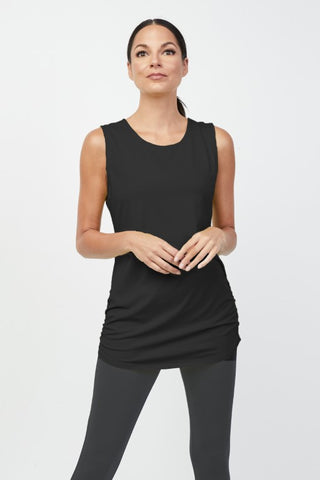 Ruched Long Tank