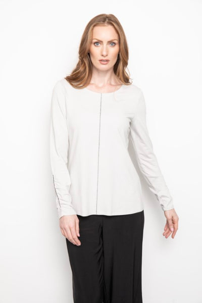 Ruched Sleeve Tee