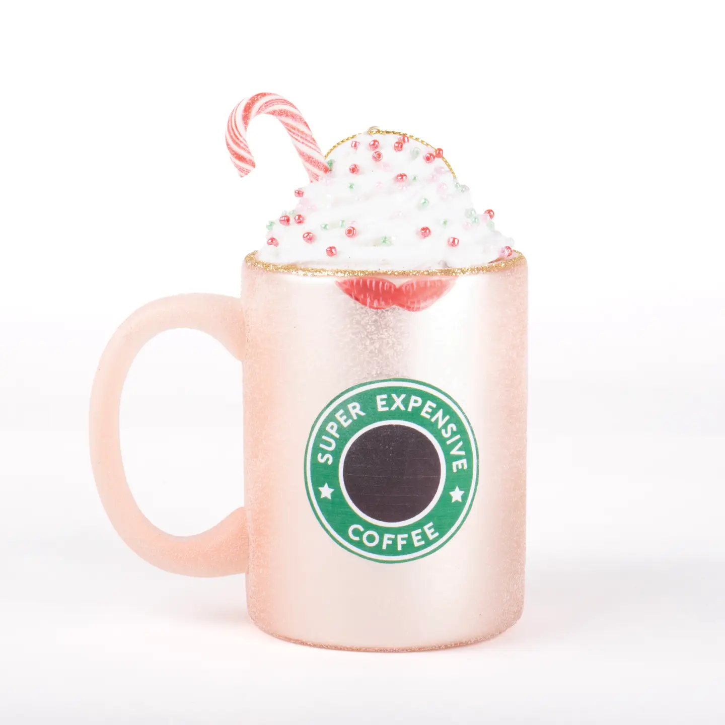 Peppermint Coffee Ornament