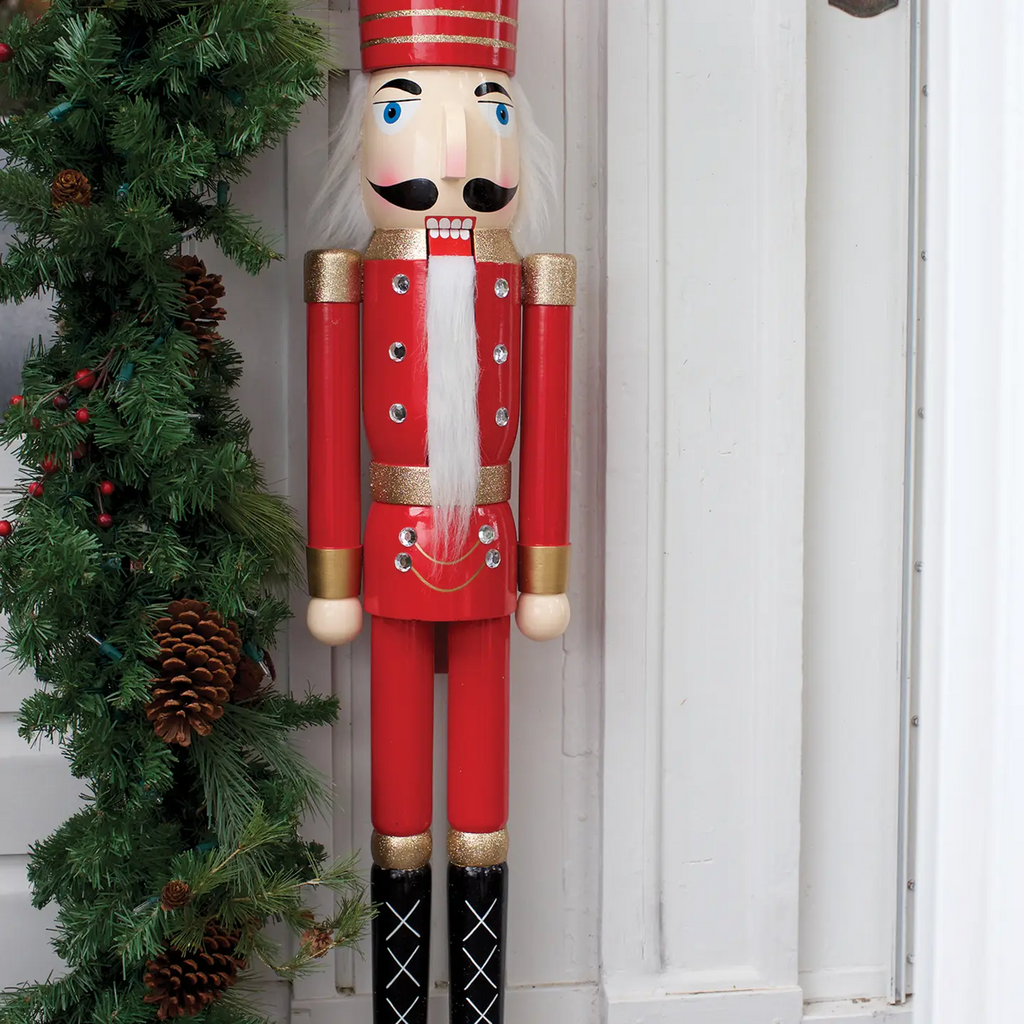 Decorate Red Nutcracker 4' Holiday Decoration