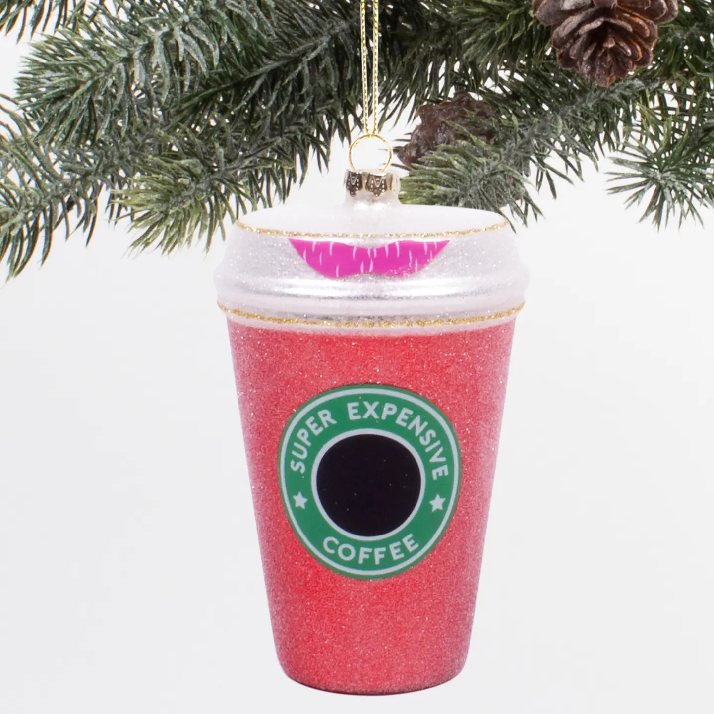 Red To-Go Coffee Ornament