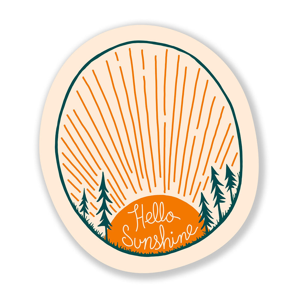 Hello Sunshine Sticker