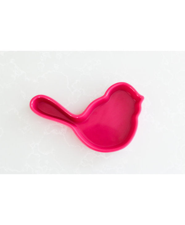 Nora Fleming Melamine Pink Bird