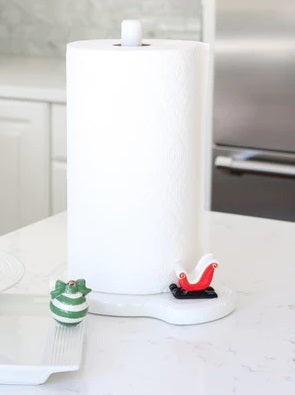 Pinstripes Melamine Paper Towel Holder