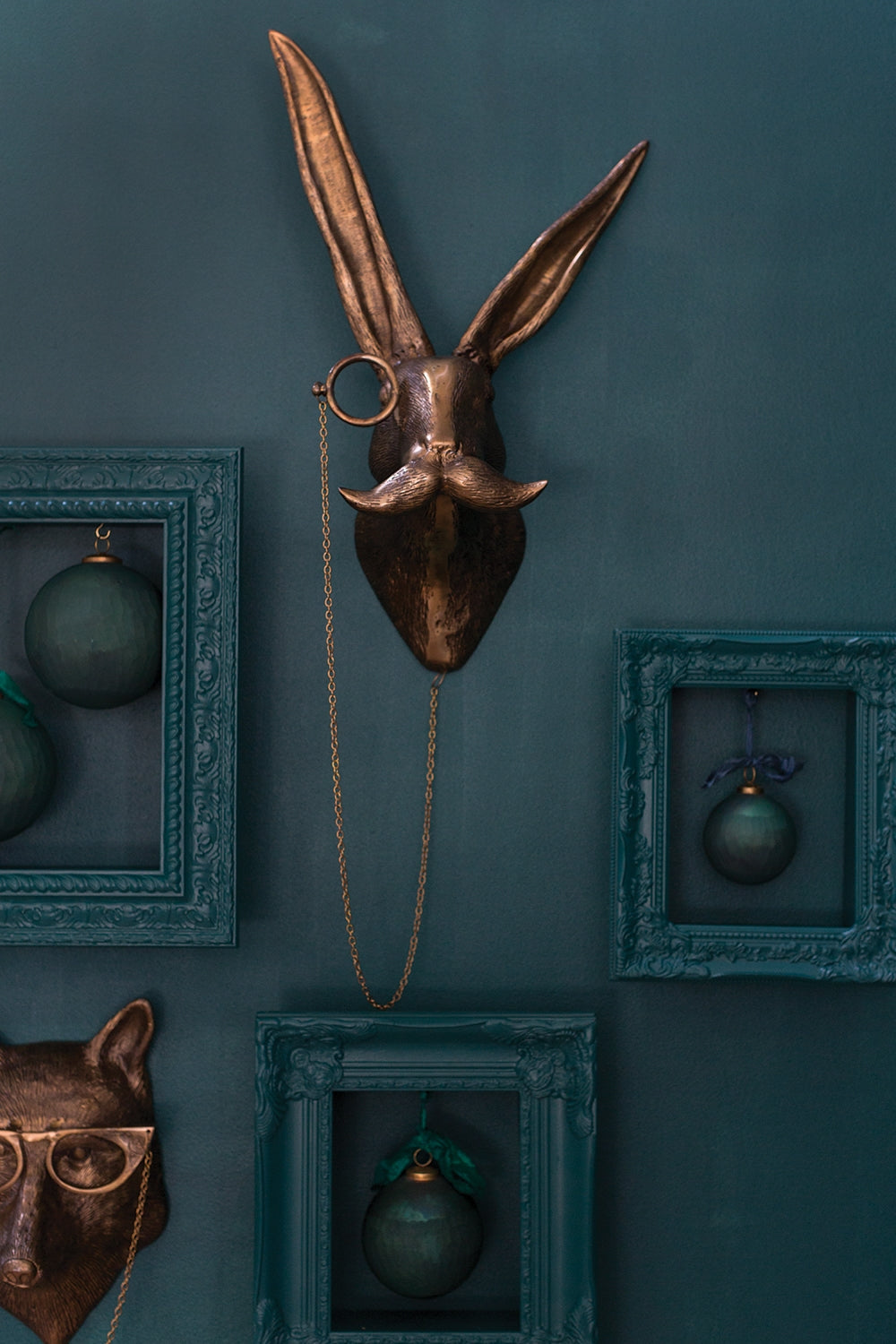 Eric Rabbit Brass Wall Mount Decor