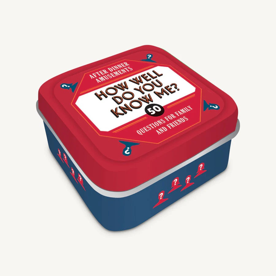 After Dinner Amusements How Well Do You Know Me?