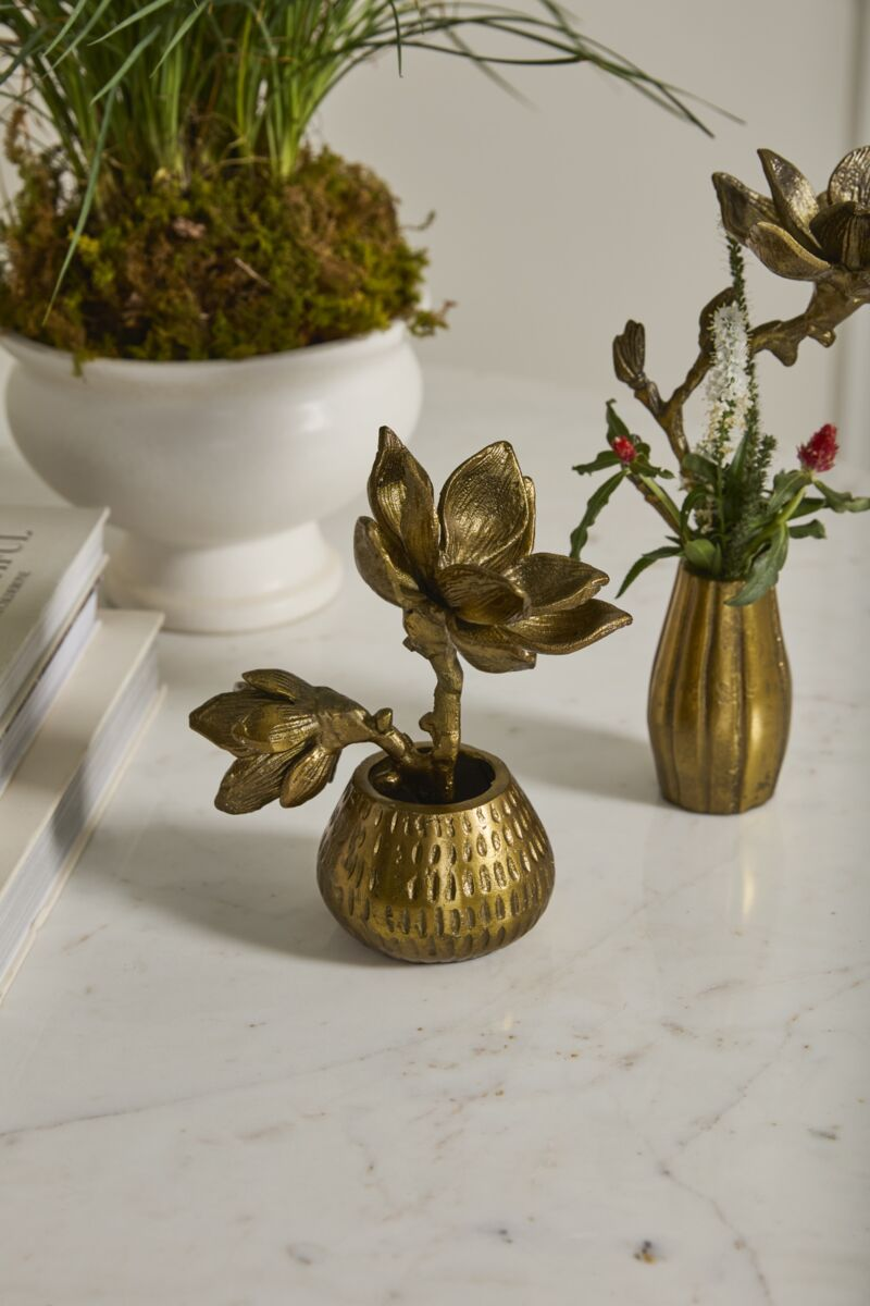 Accent Decor Butterfly Magnolia Sculpture