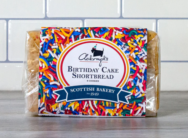 Ackroyd's Famous Scottish Shortbread Birthday Cake