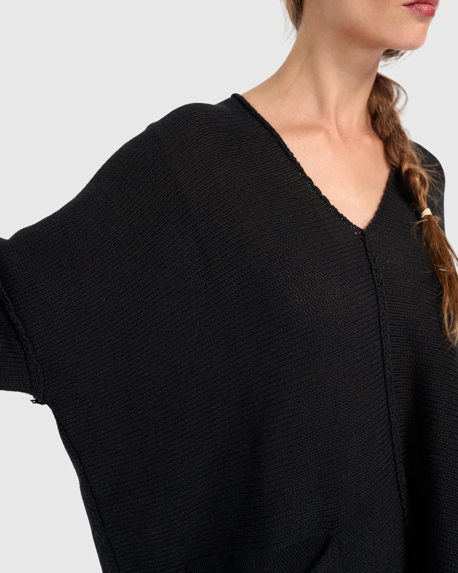 Alembika Bliss Slouchy Sweater in Black