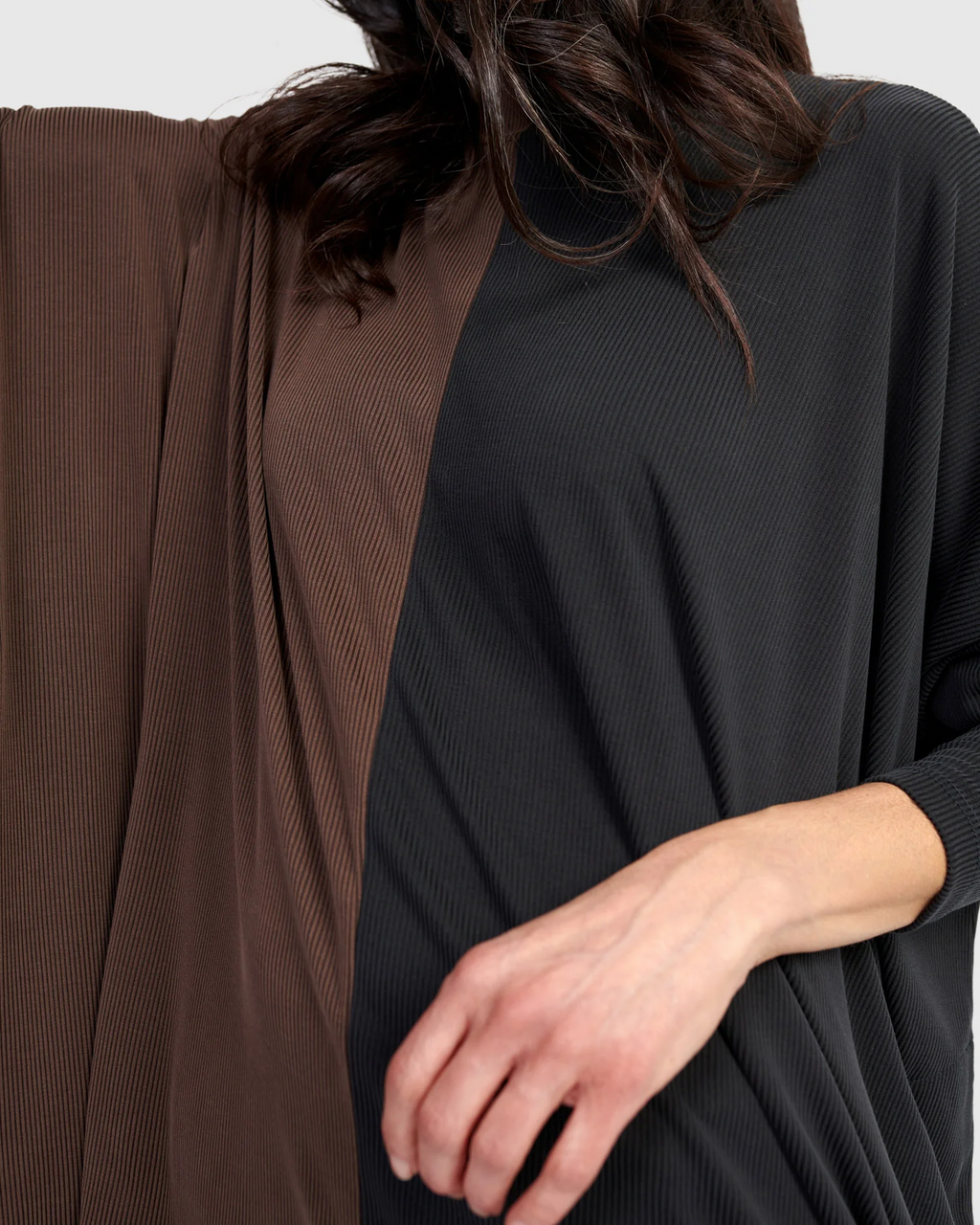 Alembika's Echo Cupro Swing Turtleneck in Mix