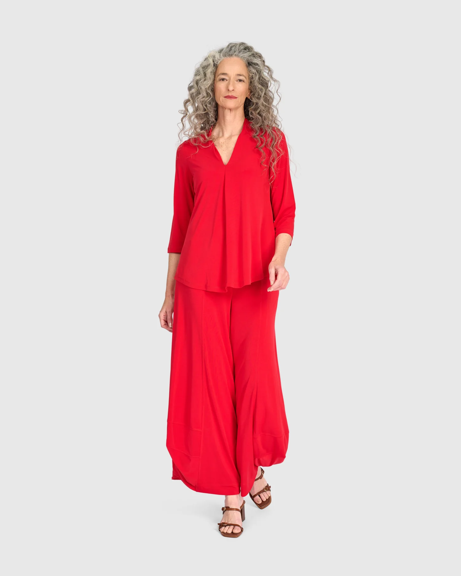 Alembika Essential Slinky V-Neck Top