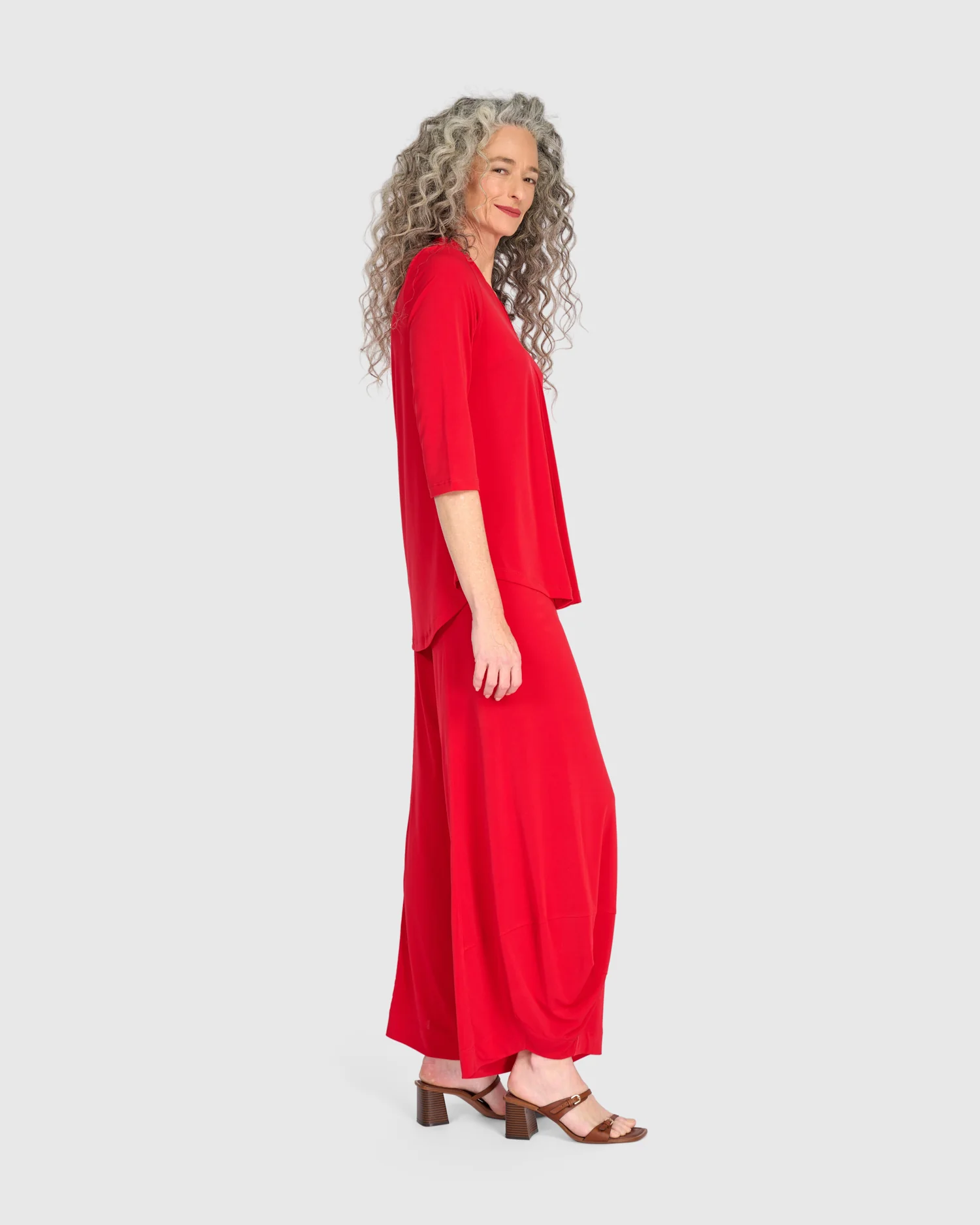 Alembika Essential Slinky V-Neck Top